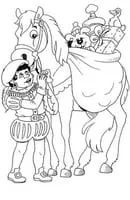 Sinterklaas kleurplaat 2