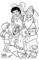 Sinterklaas kleurplaat 23