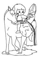 Sinterklaas kleurplaat 25