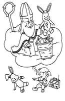 Sinterklaas kleurplaat 30