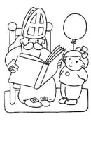 Sinterklaas kleurplaat 34