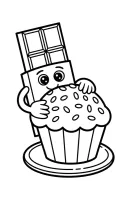 Snoep kleurplaat 15