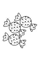 Snoep kleurplaat 9