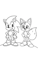 Sonic kleurplaat 11