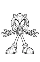 Sonic kleurplaat 14