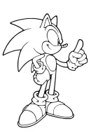 Sonic kleurplaat 17