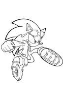 Sonic kleurplaat 18