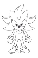 Sonic kleurplaat 5