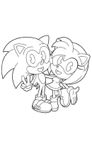 Sonic kleurplaat 8