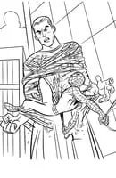 Spiderman kleurplaat 10
