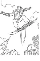 Spiderman kleurplaat 16