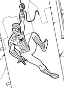 Spiderman kleurplaat 23