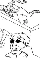 Spiderman kleurplaat 3