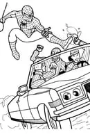 Spiderman kleurplaat 5