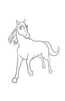 Spirit kleurplaat 11