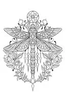 Tattoo kleurplaat 1