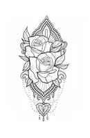 Tattoo kleurplaat 10