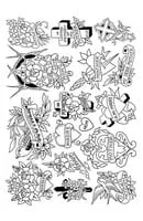 Tattoo kleurplaat 7