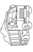 Transport kleurplaat 5