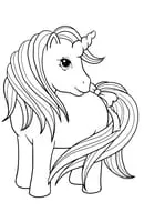 Unicorn kleurplaat 1