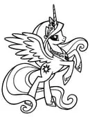 Unicorn kleurplaat 10