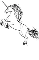 Unicorn kleurplaat 12