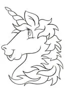 Unicorn kleurplaat 14