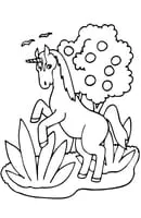 Unicorn kleurplaat 16