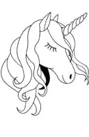 Unicorn kleurplaat 21