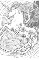 Unicorn kleurplaat 28