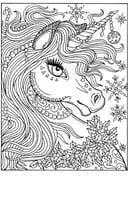 Unicorn kleurplaat 5