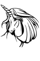 Unicorn kleurplaat 8