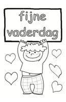 Vaderdag kleurplaat 8
