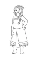 Vaiana kleurplaat 11