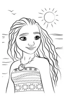 Vaiana kleurplaat 12