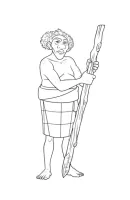 Vaiana kleurplaat 2
