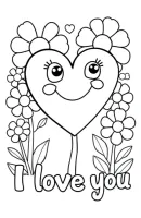 Valentijnsdag kleurplaat 4