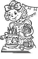 Verjaardag kleurplaat 10