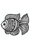 Vis kleurplaat 8