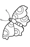 Vlinders kleurplaat 7