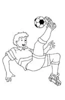 Voetbal kleurplaat 1