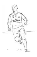 Voetbal kleurplaat 17
