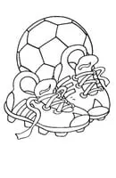 Voetbal kleurplaat 18
