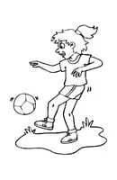 Voetbal kleurplaat 2