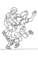 Voetbal kleurplaat 3