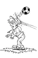 Voetbal kleurplaat 5