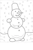 Winter kleurplaat 23