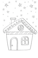 Winter kleurplaat 25