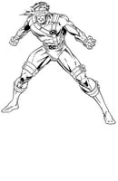 X-men kleurplaat 12