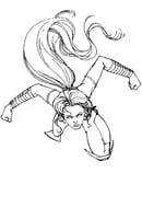 X-men kleurplaat 2
